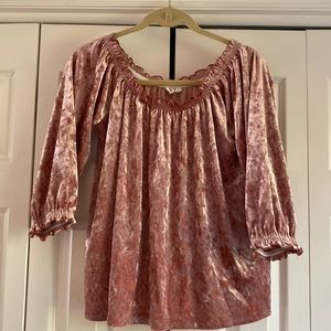 Crushed Velvet Top
